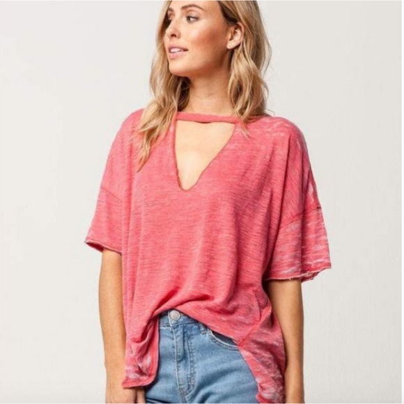 Free People Tops - We the Free Jordan Burnout Cutout Tee